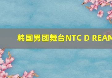 韩国男团舞台NTC D REAM